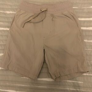 Wonder Nation Boys Khaki Pull-On Shorts Size 8 Elastic Waist Casual